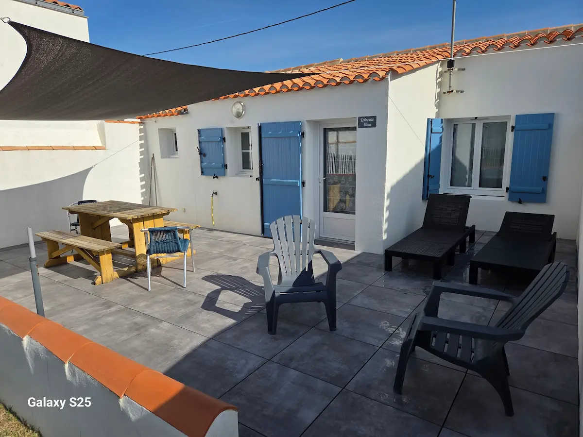 Gîte L'étincelle bleue Noirmoutier - Terrasse
